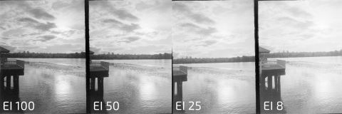 The exposure tests appear to show that the EI 50 I chose (the box speed of this film is 80ASA) is a decent choice for t…