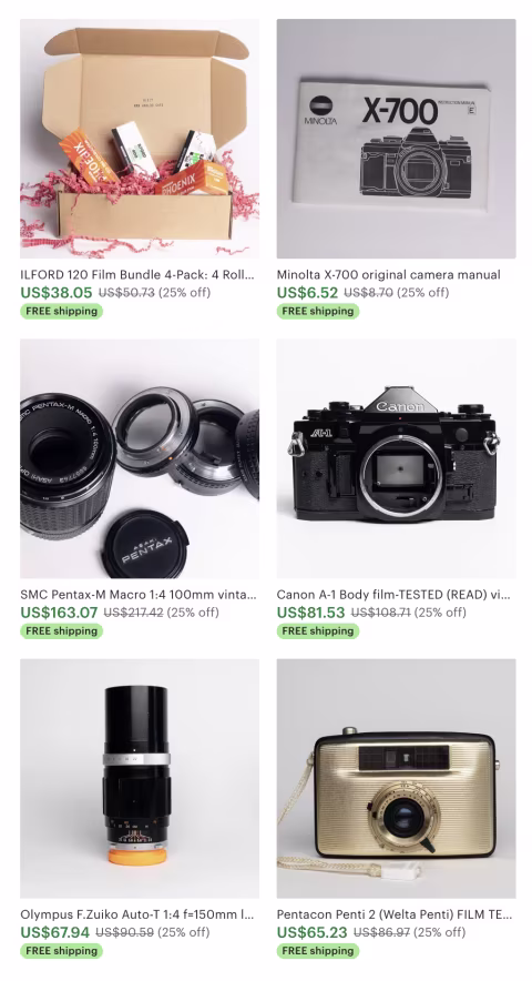 Year-end sale on film, lenses, and cameras: 25% off + free shipping.
I’ve tested a lot of gear this year, some of whic…