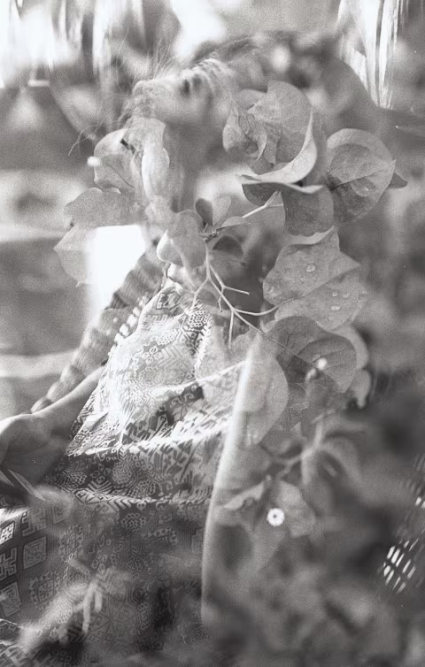 Double exposure with my sister.