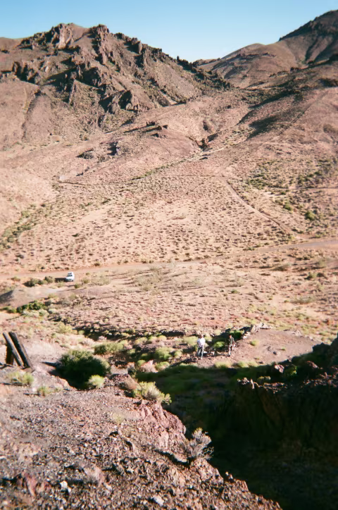 Canyon landscape.