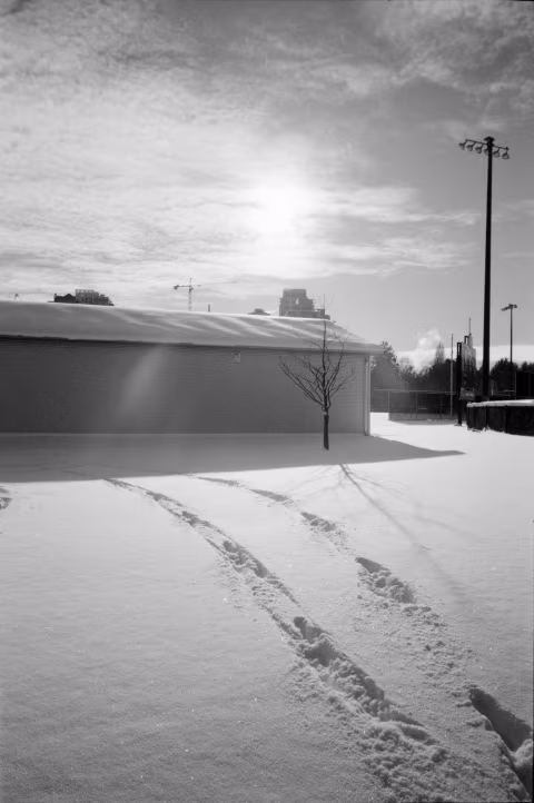 Snow looks fantastic on JCH StreetPan. Shot on Minolta TC-1.