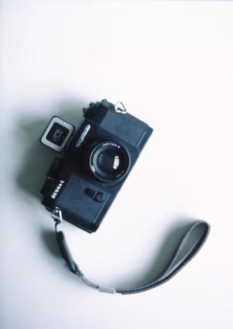 Voigtländer Bessa L with Kontur finder and Jupiter-8 lens.