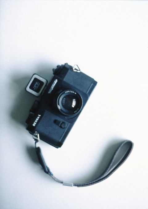 Voigtländer Bessa L with Kontur finder and Jupiter-8 lens.