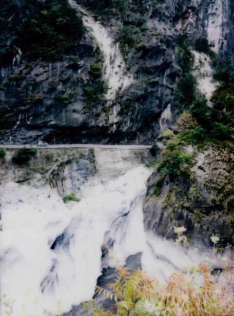 “Taroko Mountain Highway” - shot on Instax Mini 90.
