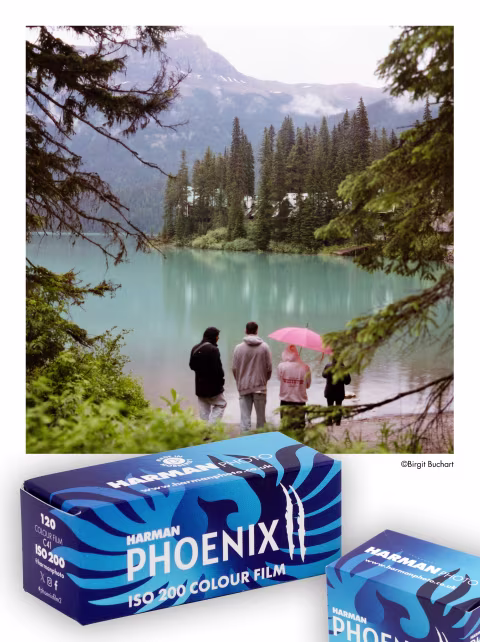Harman updates Phoenix 200 (II) with finer grain, improved colour accuracy, and wider dynamic range.
Ilford/Harman’s f…