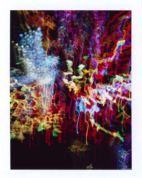 I loved the Fuji FP100c peel apart film in old Polaroid pack film cameras until it was discontinued. This abstract was…