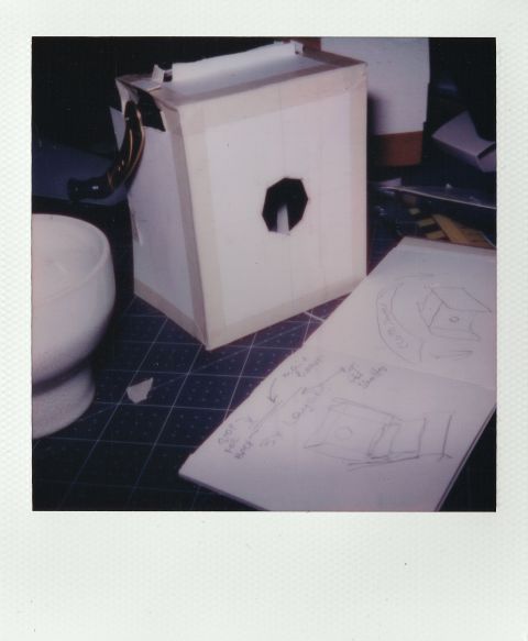 First paper prototype of the camera.