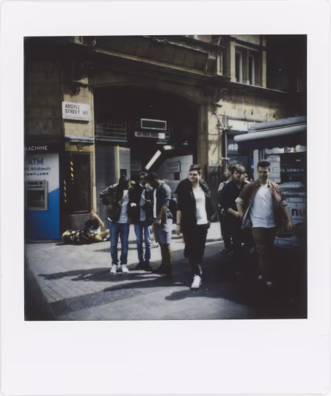 Photograph 15: side street, Oxford Circus.
