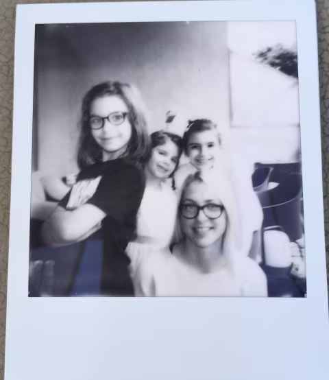 This photo was taken from my first pack of Polaroid film I shoot in my 636. Nice memories from Lonni’s bday party!