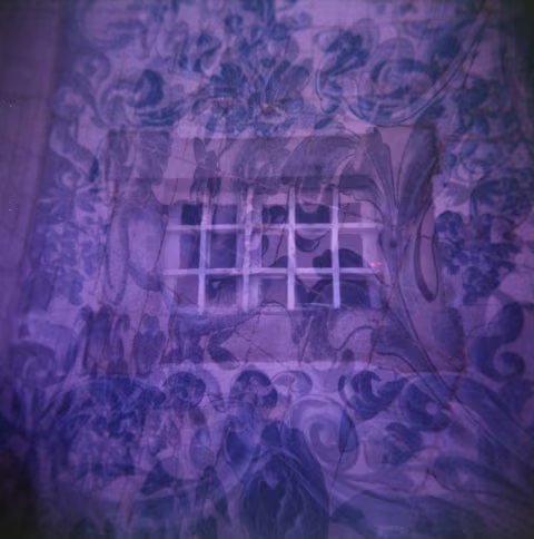 Igreja do Carmo — Tiles. Holga 120, Double Exposure.