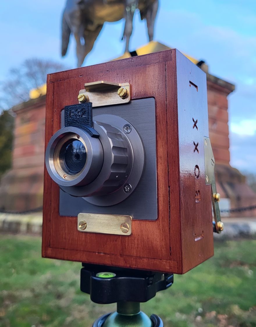 Alfie is launching the BOXX camera with an in-field paper development kit.