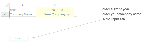 Analogy of Pearl - Profit and Loss Statement template - tutorial 1