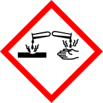 Corrosion pictogram