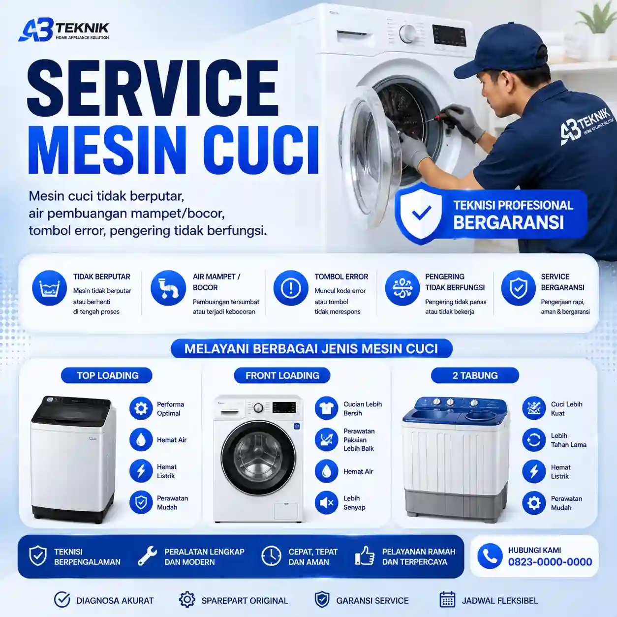 Service Mesin Cuci Makassar