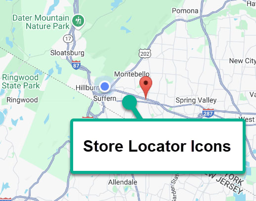 SuiteCommerce Store Locator Icons