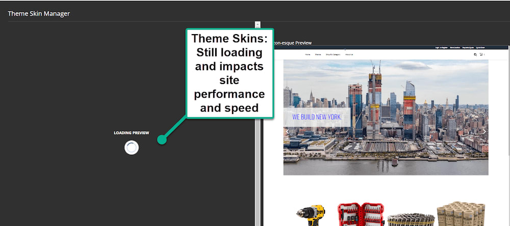 SuiteCommerce Theme Skin Loading SMT CMS