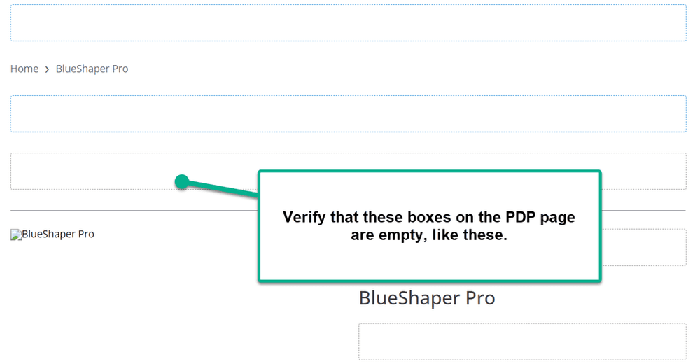 SMT CMS Boxes Empty on PDP SuiteCommerce