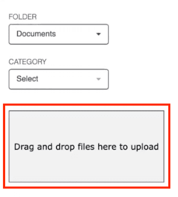 Drag and Drop Files NetSuite Document Management