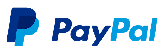 PayPal blue logo.