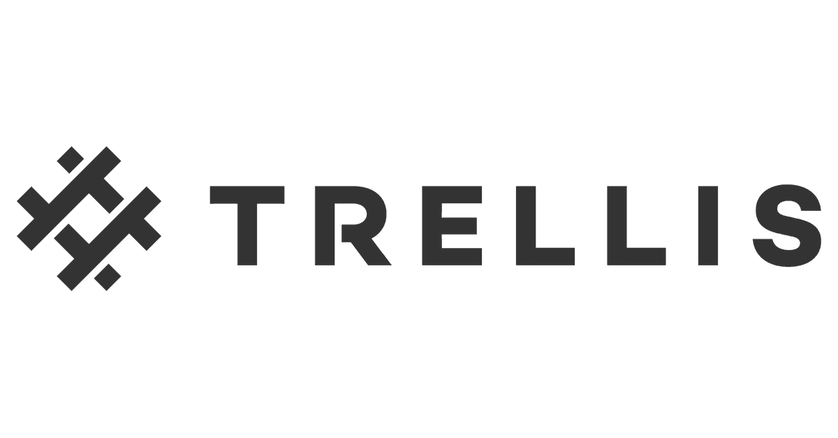 Trellis logo with a crisscrossed icon.