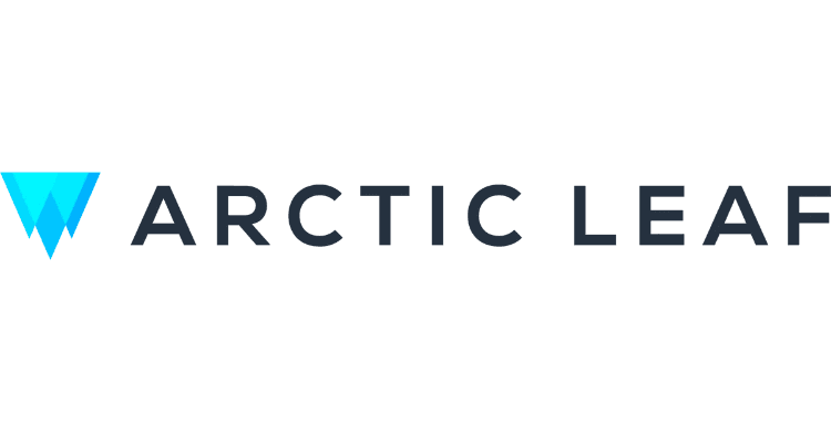 Arctic Leaf logo with a blue diamond icon.