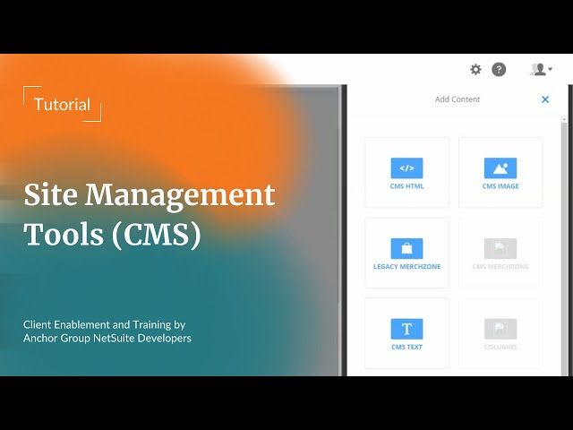 A screenshot of a site management tool interface showcasing various CMS features and functionalities.