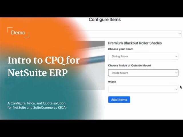 Introduction to CRQ for NetSuite ERP, showcasing features and benefits of the software solution.