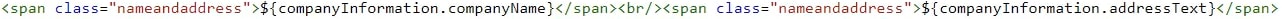 NetSuite PDF Span