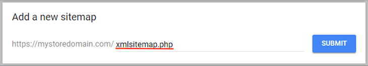 Add New Sitemap