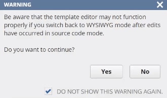 Warning popup screenshot asking if one wants to continue.