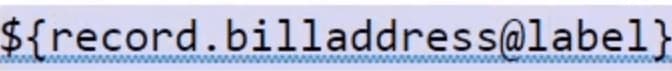 Screenshot of a link inserted into HTML.