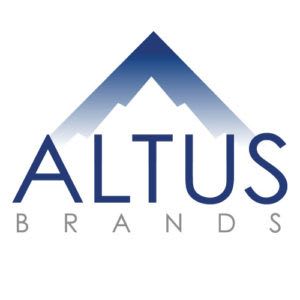 Altus Brands blue logo.