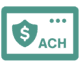 ACH payment method icon.