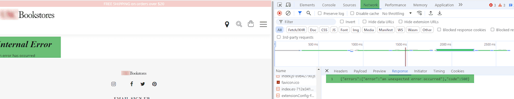 Inspect developer tools then view network tab.