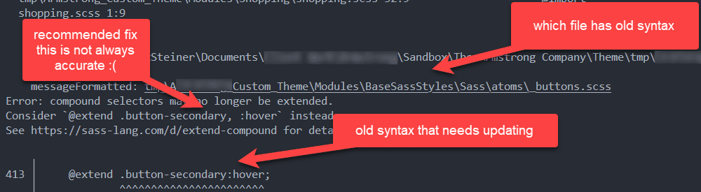 Fixing syntax error page.