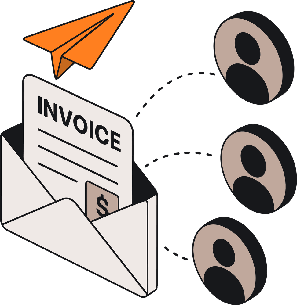 Bulk-email NetSuite Dunning emailed invoice sending to many people