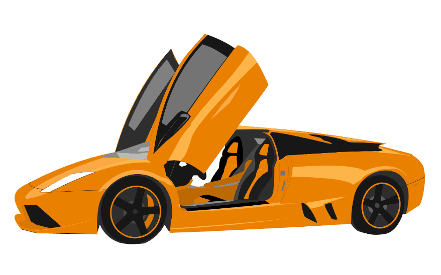 An illustration of a sports vehicle.