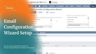 Email Configuration Wizard Setup.
