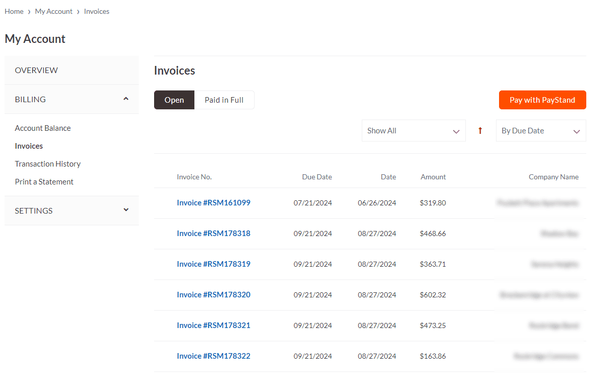Display custom records administrative My Account.