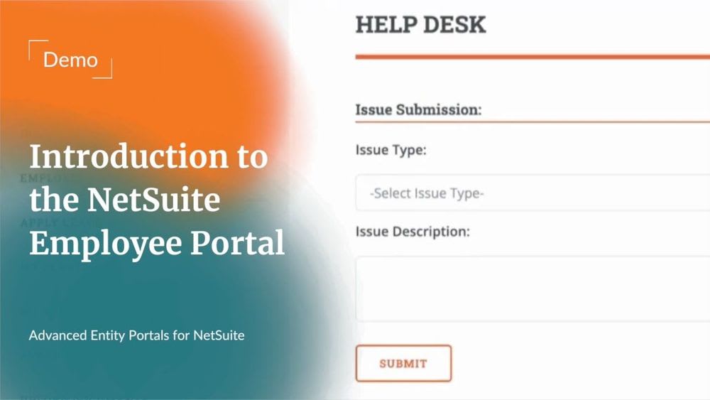 Introduction to the NetSuite Employee Portal.