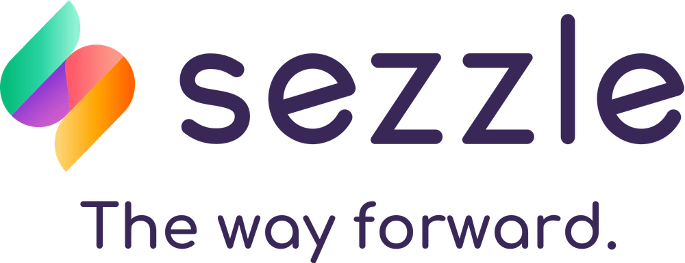 Sezzle logo and tagline.