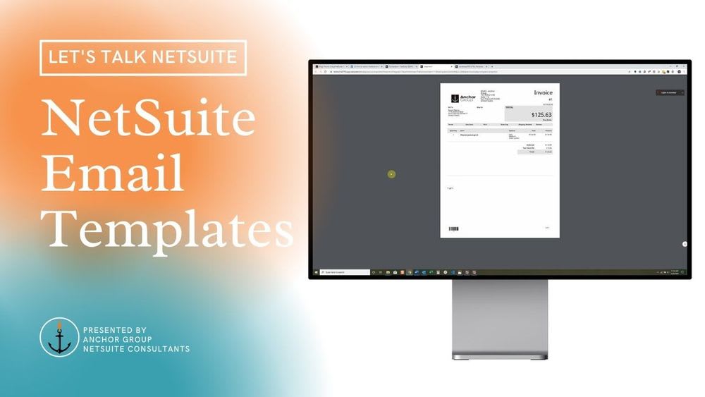 NetSuite email templates.