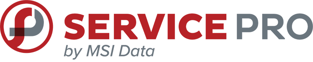 ServicePro by MSI Data logo.