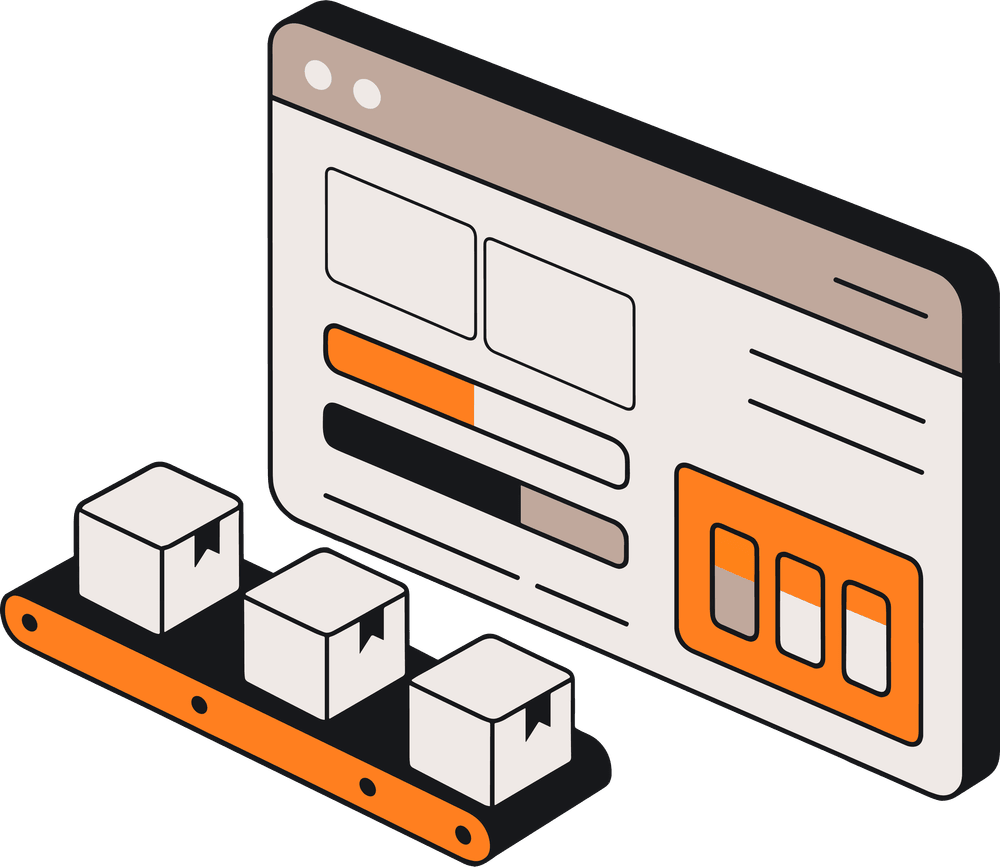 netsuite wip and rountings ui and assembly line graphic