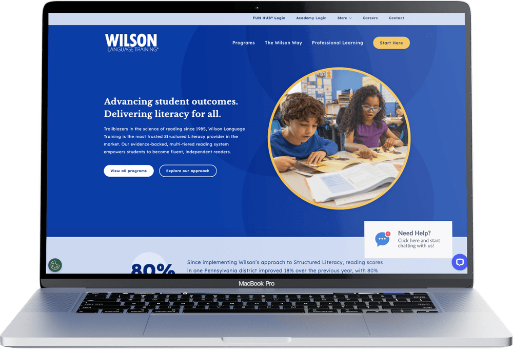 wilson website preview