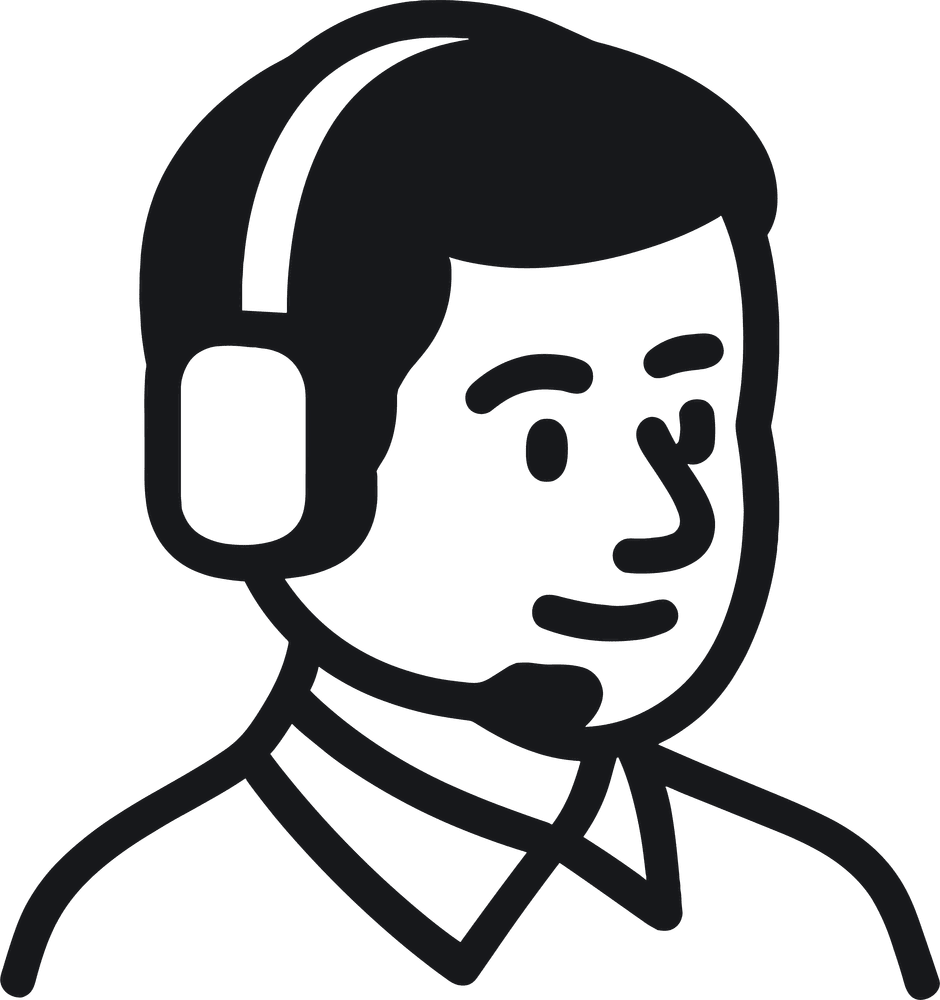 Customer service icon.