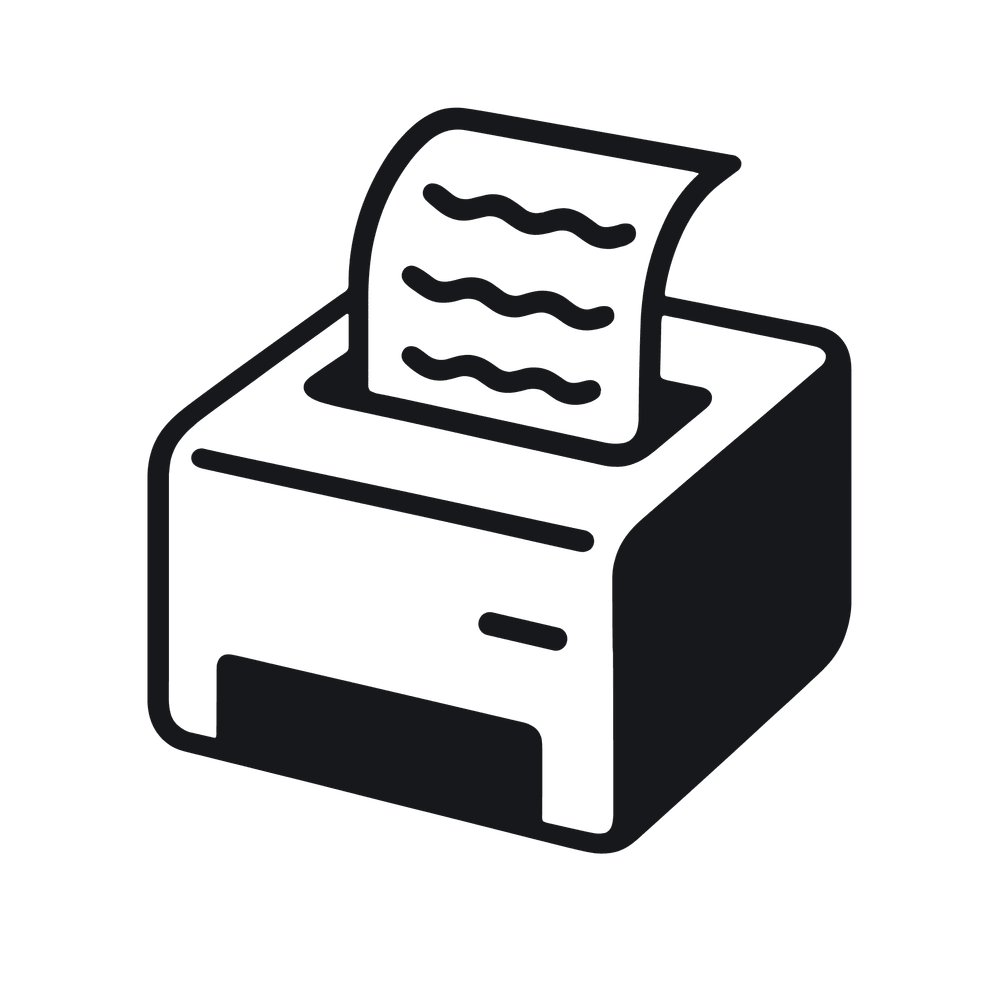 label printer icon