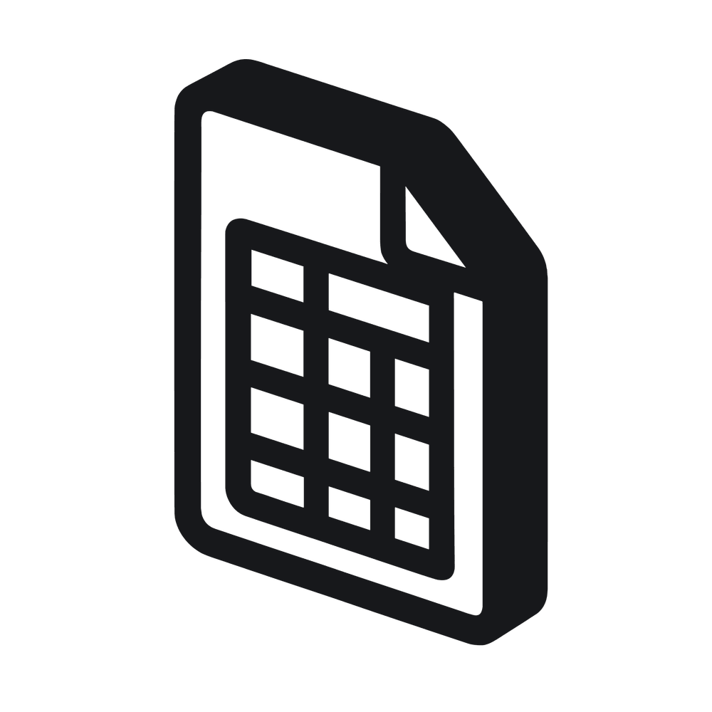 spreadsheet icon