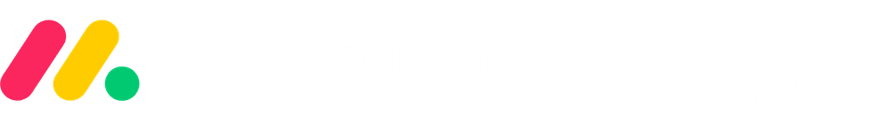 monday dot com logo white