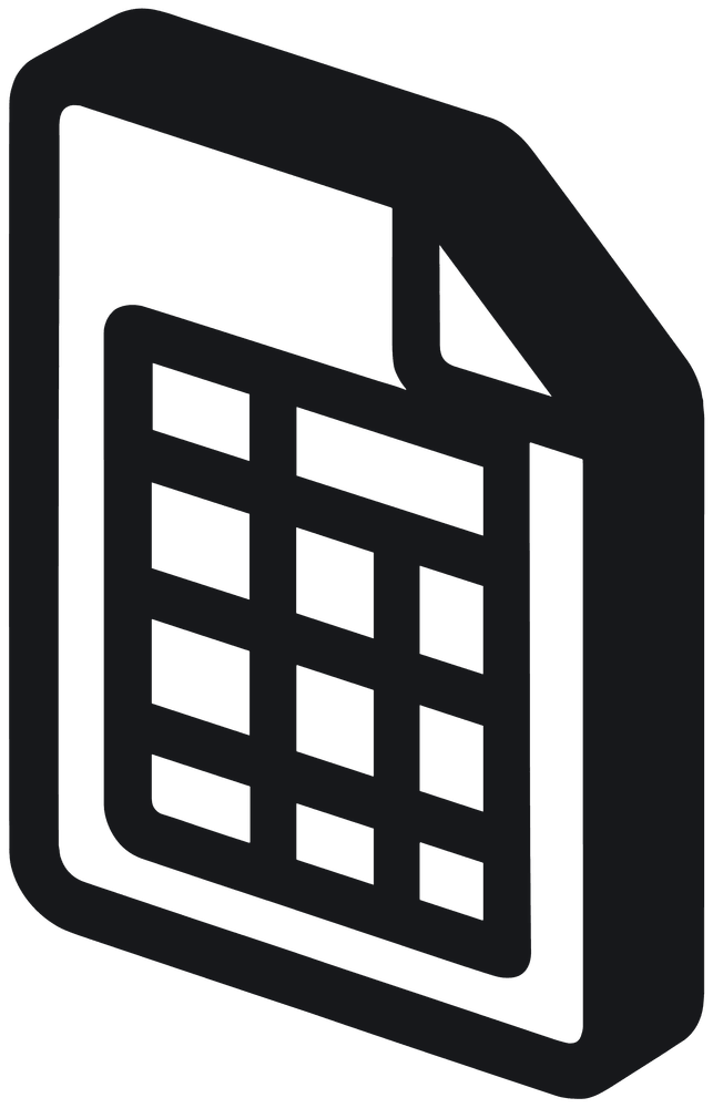 spreadsheet icon